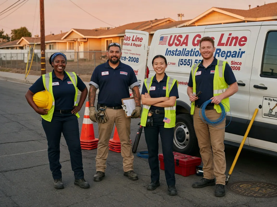 Gas Line Installation company in Elk, WA